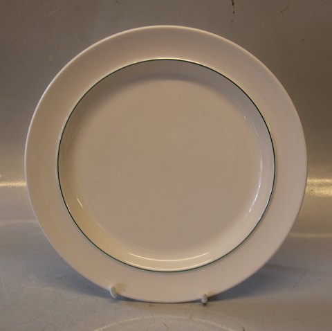 Green 3070 Dinner plate 25 cm (625) Royal Copenhagen faience Green top or Green line -4 ALL Seasons  F