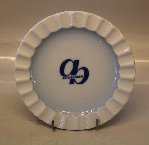 893 Tray 16.5 cm Aktivbanken AB Logo B&G Blue tone - seashell tableware Hotel with LOGO