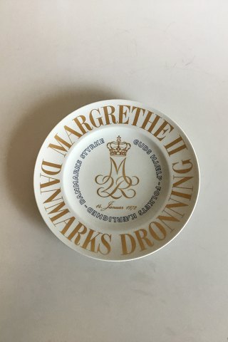 Bing og Grøndahl Platte Danmarks Dronning Margrethe II