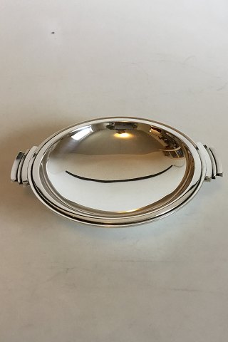 Georg Jensen Sterling Sølv Flad Skål Pyramide No 600 A