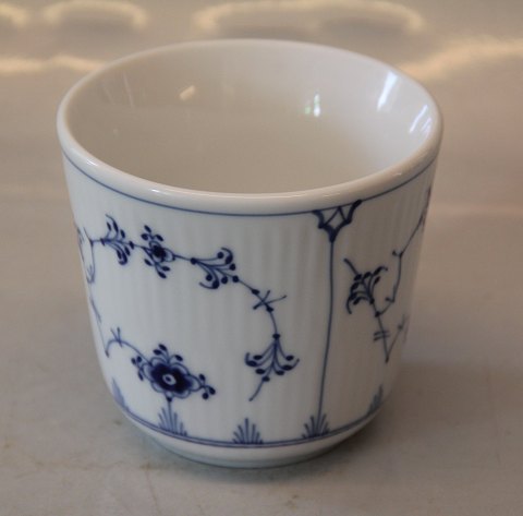 Blue Fluted Danish Porcelain 495-1 Thermal mug 8.5 cm 29 cl. (1024749) Blue ribbed
