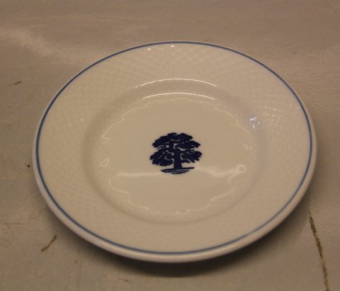 B&G 1002 Cake dish 16 cm (700) (Hotel)  "The OAK" - Blue Oaktree on seashell tableware Hotel