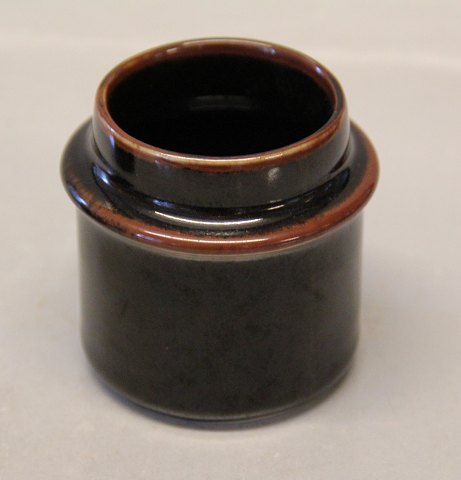 Sonne Brun Bing & Grøndahl Brun 370 Krukke med kant 7.5 cm Edith Sonne