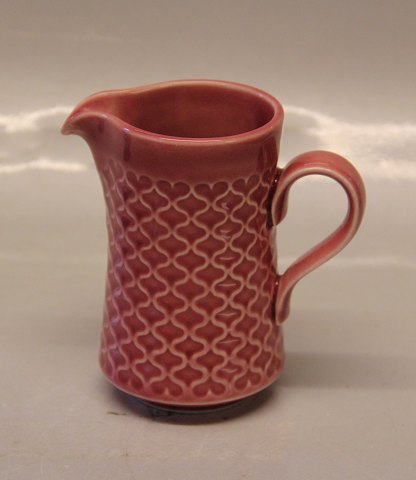 303 Flødekande 10 cm 1,5 dl Bing & Grøndahl Pink / Rosa Cordial Quistgaard for B&G / Nissen Kronjyden Stoneware