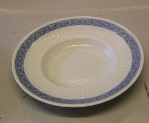 1212-11518 Lille jordbærtallerken / kompot skåle 15.7 cm Kongelig Dansk Viftestellet, Blåt 