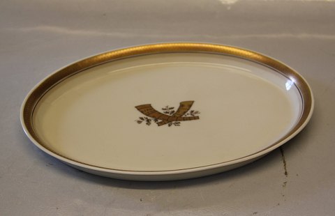 Golden Horn Royal Copenhagen 9405 Tray oval 26 cm