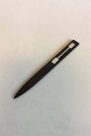 Hans Hansen Palisander med sølvindlæg Brevkniv