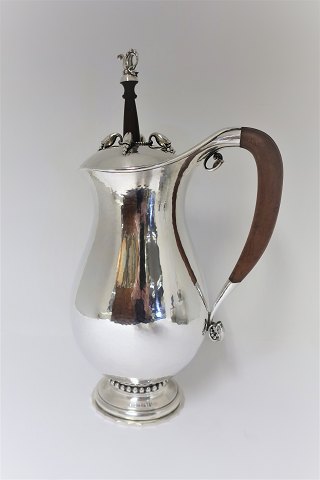 Georg Jensen. Chokoladekande med rører. Sterling (925). Model 460B. Design Georg Jensen