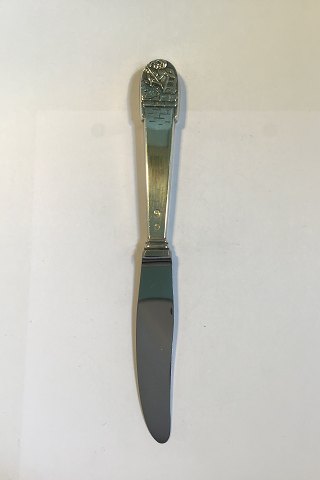H.C. Andersen Fairytale Child Knife in Silver. The Shepherdess and The Chimney Sweep.