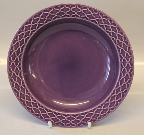 322 Dyb tallerken 20,5 cm PALET - Violet - lila Bing & Grøndahl  Cordial Quistgaard for B&G / Nissen Kronjyden Stoneware