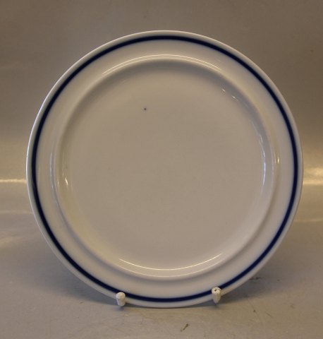 HANK, BLUE  Bing & Groendahl White Dinnerware, Magnussen 712 Luncheon Plate 22.7 cm