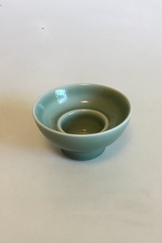 Royal Copenhagen Candle Holder by Gerd Bogelund with green Celadon Glaze No 22233