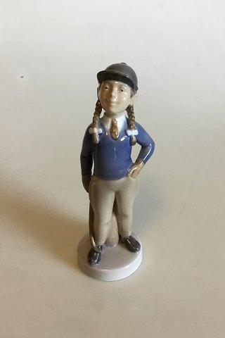 Royal Copenhagen Figurine of the Month November - Equestrian Girl No. 4533