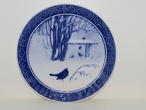 Royal CopenhagenJuleplatte 1919Fugle