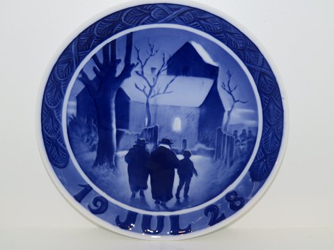 Royal CopenhagenJuleplatte 1928Præst