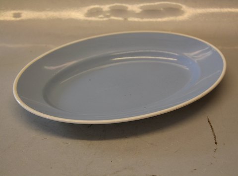 Aluminia Copenhagen Light Blue Sonja  Faience Dinnerware  Oval platter 28 cm