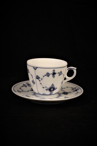 Royal Copenhagen , Musselmalet , Riflet kaffekop.RC# 1/80. ..
