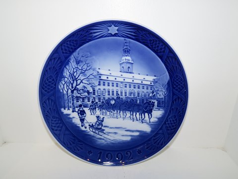 Royal CopenhagenJuleplatte 1992Kongelig Karet