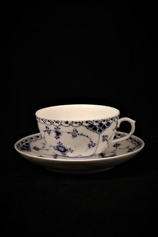 Royal Copenhagen Blue Fluted Half Lace Chocolate Cup.1/713.