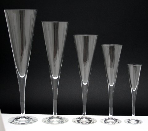 Aristokrat krystalglas serie,Holmegaard glasværk