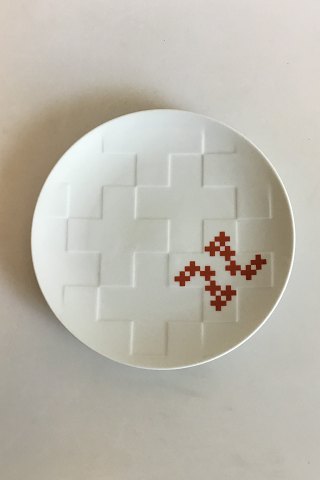 Royal Copenhagen Commemorative Plate for the 100th Jubilee of Danish Red Cross  1876 - 1976