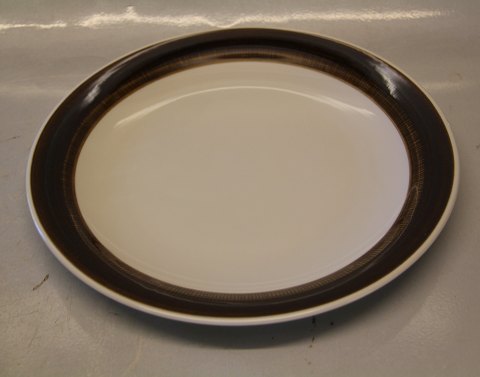 Middagstallerken 24,5 cm Koka, Brun Rørstrand Svensk Spise og kaffestel 