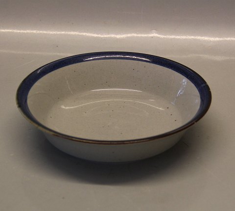Cereal Bowl Soup bowl 18.7 x 4.5cm Christine Blue and Grey  Stoneware Danish Art Pottery Knabstrup 