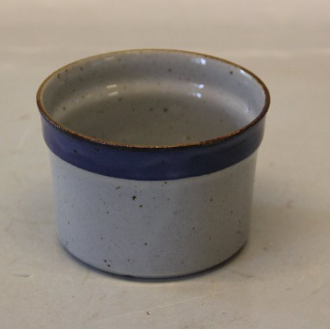 Christine gråt og blåt Stentøjs Spisestel Knabstrup Sukkeskål ca. 7 x 10 cm