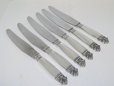 Georg Jensen DronningFrokostkniv med langt blad 20,1 cm.