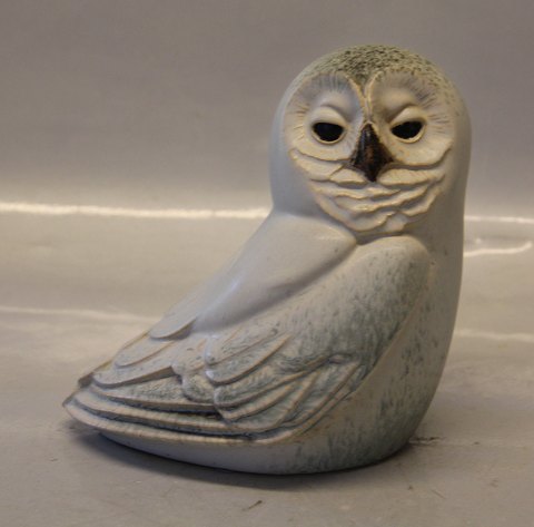 Gustavsberg Sverige Gustavsberg Ugle 18 x 18 cm Paul Hoff Sweden Snowy Owl (Snöuggla)
