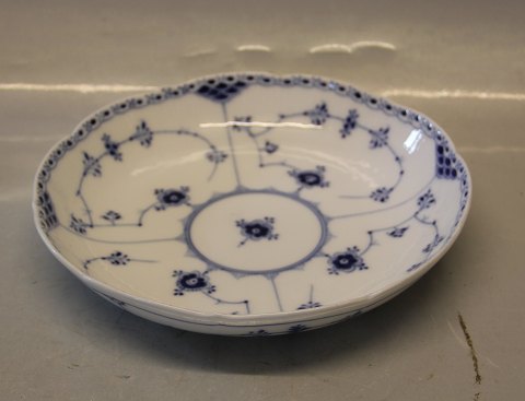 Blue Fluted Danish Porcelain half lace 710-1 Salad bowl 4 x 23.5 cm origianlly the top of a highfooted dish 