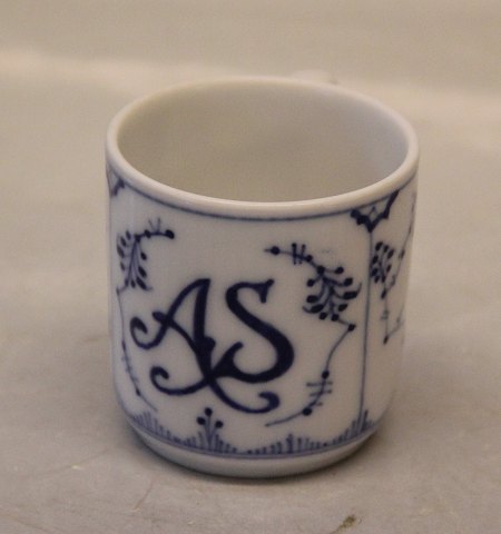 Blue Fluted Danish Porcelain 2146-1 Cup -cylinder 5.5 x 5.5 (447),  Handle like 2091 No Saucer LOGO AS