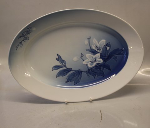 B&G porcelain Blue Christmas Rose 015 Large platter, oval 40 cm (315)
