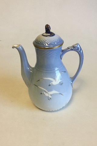 Bing and Grondahl Seagull with Gold Coffee Pot No. 91 A
