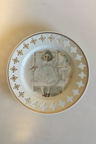 Bing & Grondahl Carl Larsson plate "Portrait of Inga-Maria Theil" Series 2, No 3, 1978