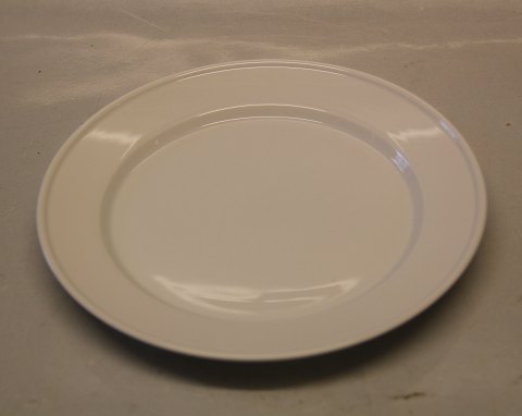 14923 Hvid Domino Frokostallerken 21 cm (621) Kongelig Dansk Porcelæn 