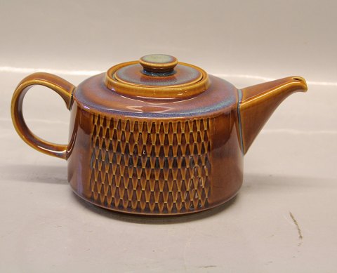 Granit-Brunt 1825 Tekande  12 x 19 cm  Bornholmsk Retro Keramik fra Søholm