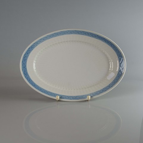 RC Blå vifte11507ovalt fad29,5 cm