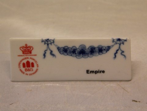 Empire Bing & Grøndahl Reklame Skilt for   ca 4 x 10 cm