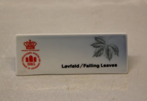 Falling Leaves B&G Porcelain Dealer Sign for Advertising: