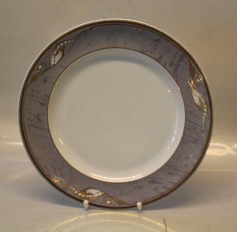 631 Flad tallerken 31 cm Royal Copenhagen Grå Magnolia
