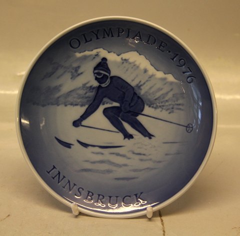 Royal Copenhagen 1976 RC Olympiade 1976 Innsbruck Oplympic  Winther Games Kai Lange ca 18.4 cm
