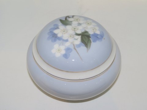 Royal Copenhagen Art Nouveau skål med låg fra 1898-1923