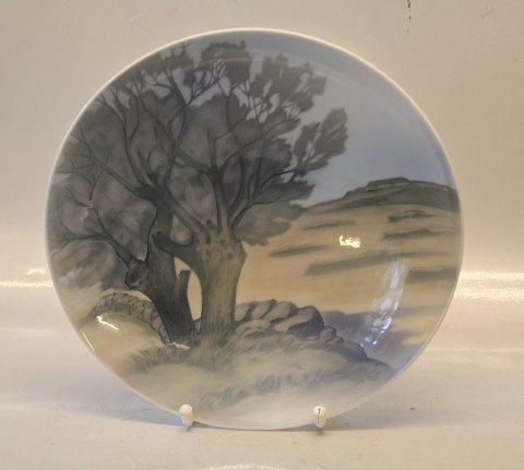 B&G Porcelain B&G 0027-602 Footed bowl art nouveau 5 x 24 cm Landscape