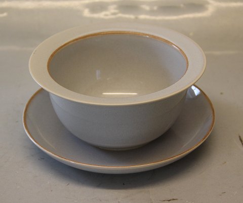 Coppelia 311 Sovsekande, rund på fast fod 8.5 x 19 cm Dansk B&G Stentøjstel Stoneware
