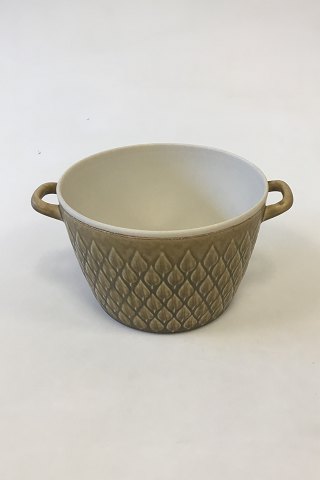 Bing & Grondahl "Relief" Bowl with handles. Jens Quistgaard Stoneware for B&G / Kronjyden