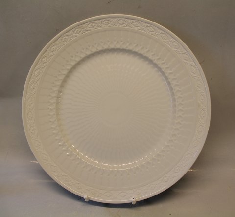 11512 Rundt fad ca 33 cm (1121375) Kongelig Dansk Viftestellet, hvidt