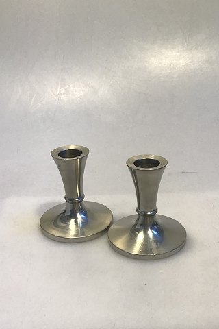 2 pcs. Just Andersen Tin Candlesticks No. 2729