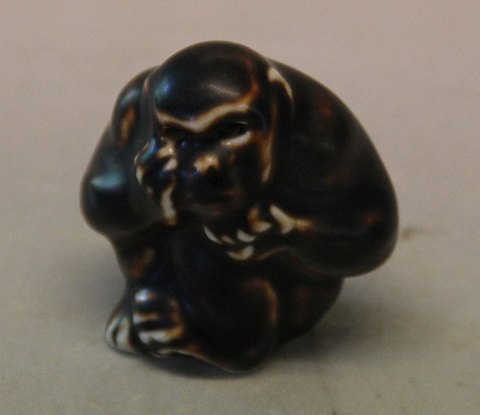 Miniature 20218 Kgl. Lille abe 5 cm , Knud Kyhn, marts 1930 Kongelig Dansk Stentøj
