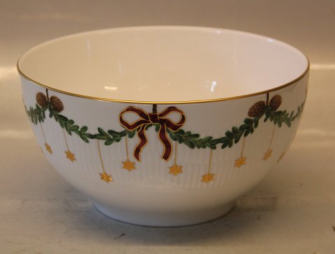 457 Skål  10 x 19.5 cm / 180 cl (1017448-2503457) Stjerne Riflet Jul Kongelig Dansk Julestel